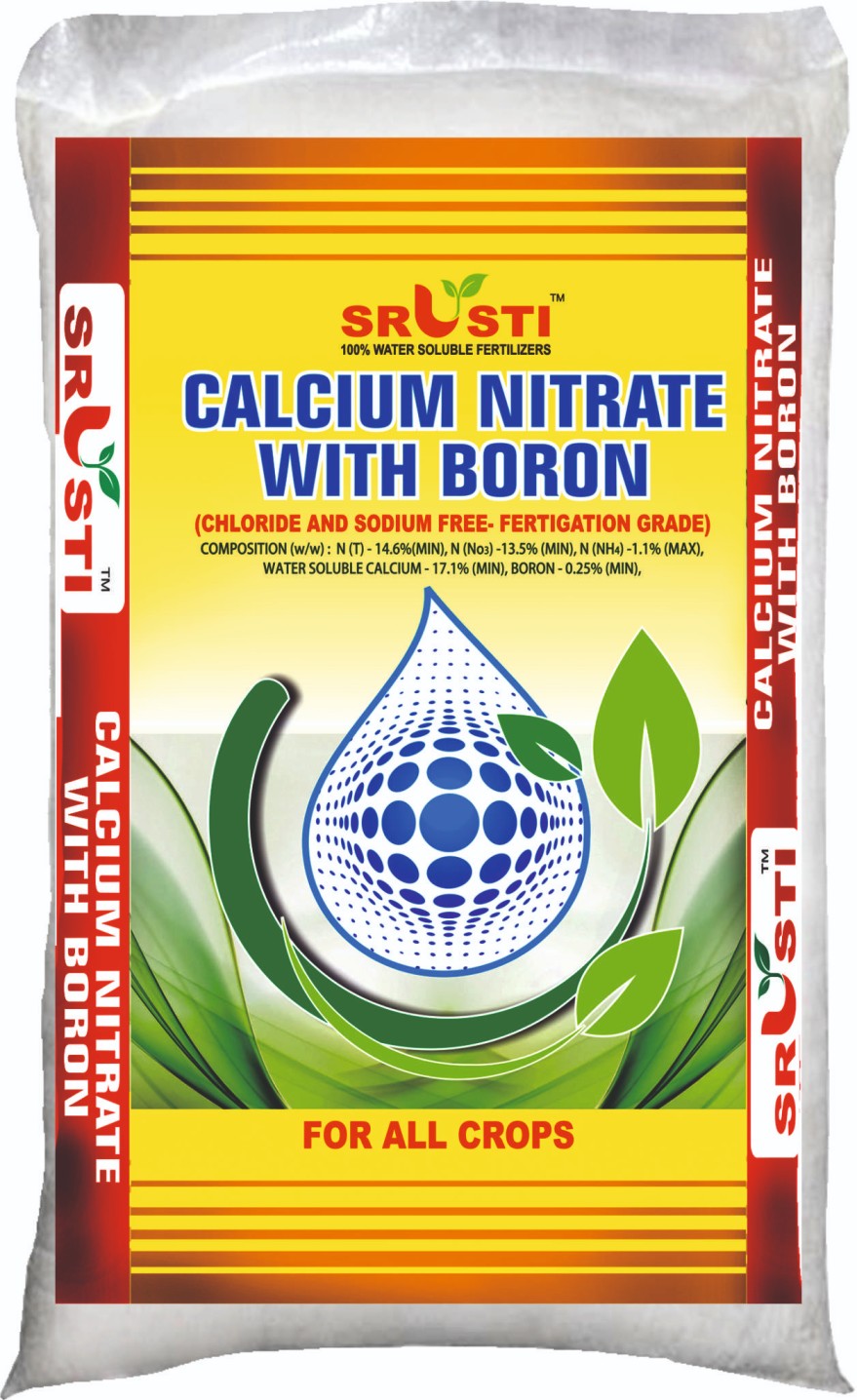 Cal - B Sure (Boronated Calcium Nitrate – N-14.5%, Ca-17.0%, B-0.2-0.3)